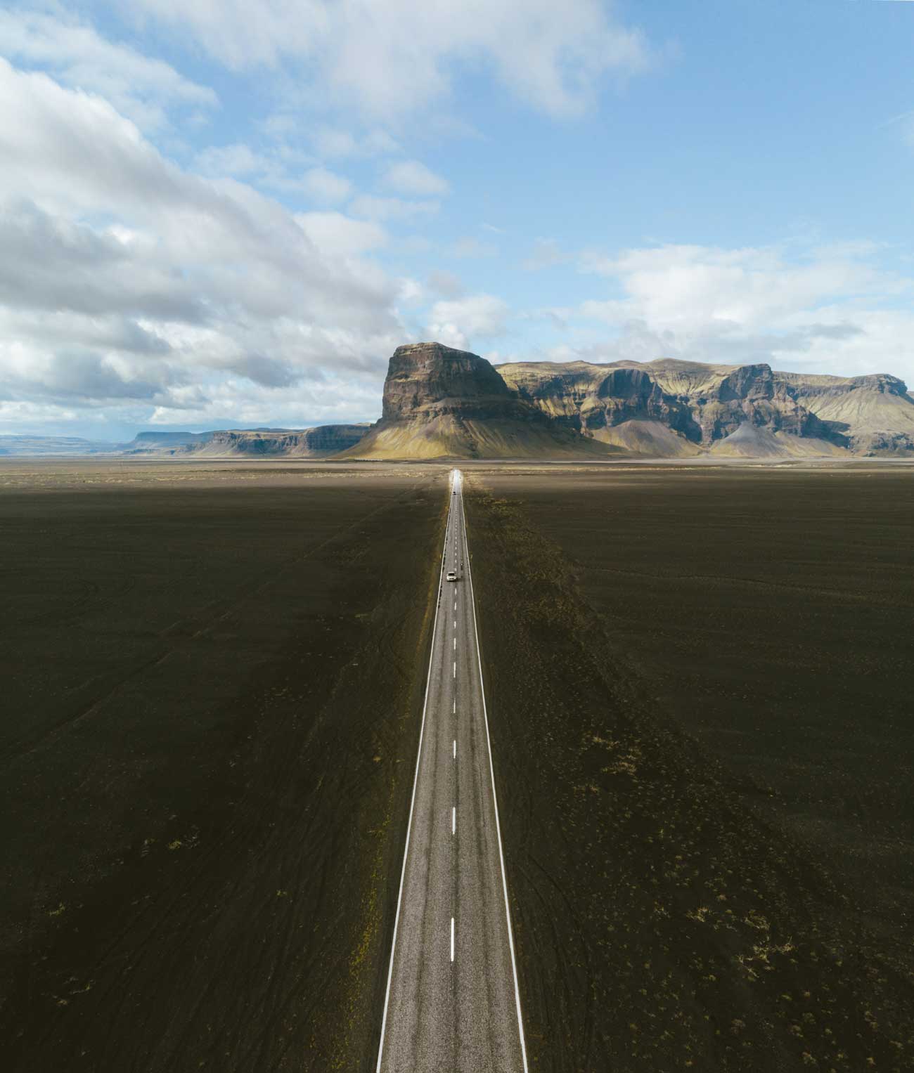 birds eye view of a highway