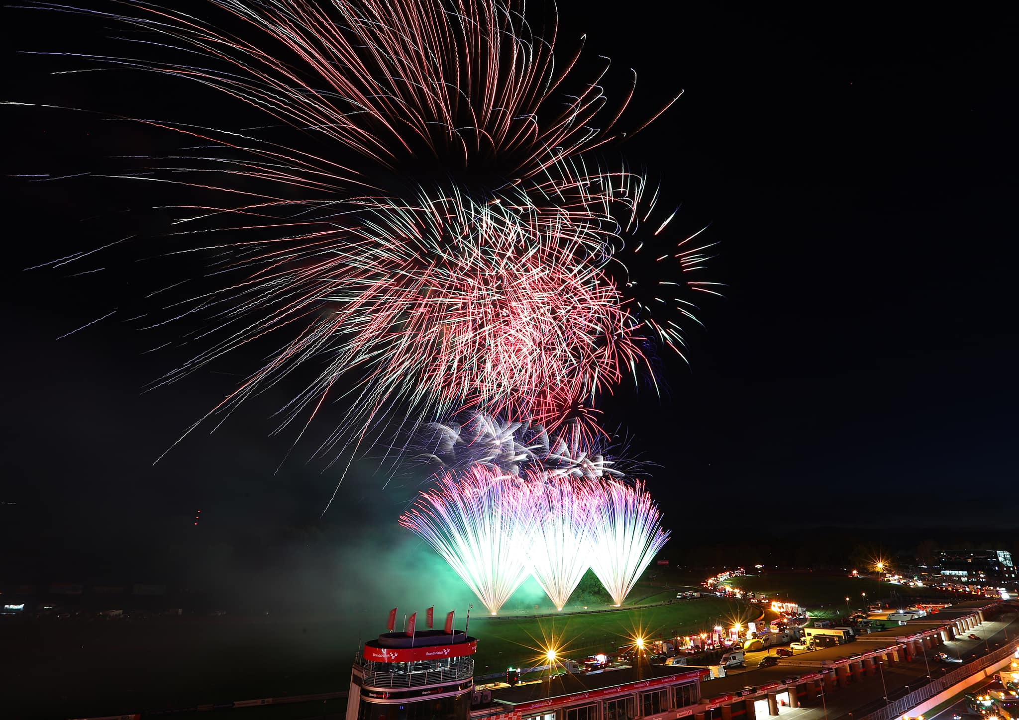 fireworks after the show at convoy in the park