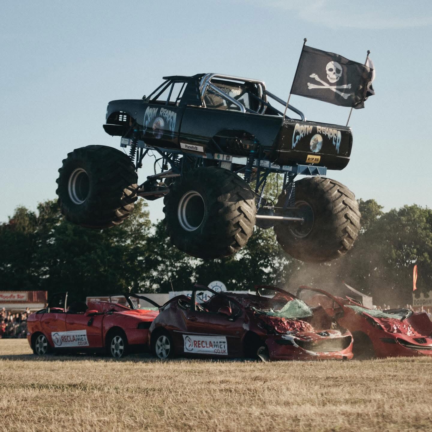 monster truck show at convoy in the park