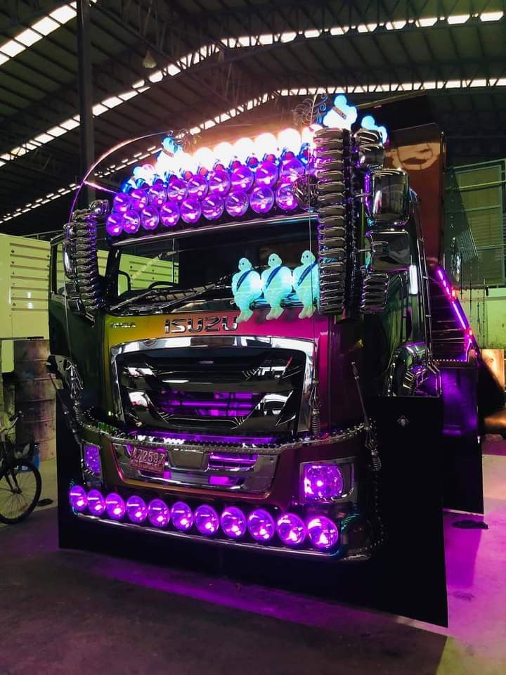 thailand giti truck fest custom semi truck