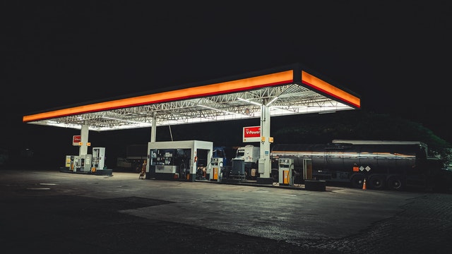 gas station