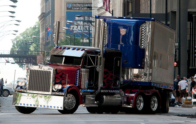 optimus prime truck