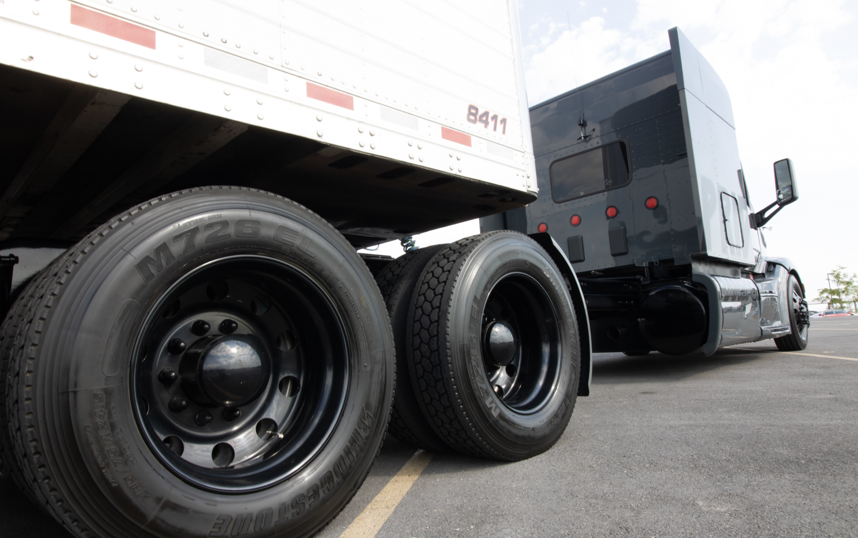 wheels on pride transport semi truck
