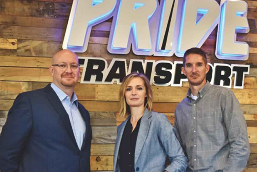 Pride Transport's leadership team