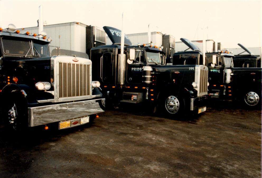 vintage pride transport semi tractor trailer fleet